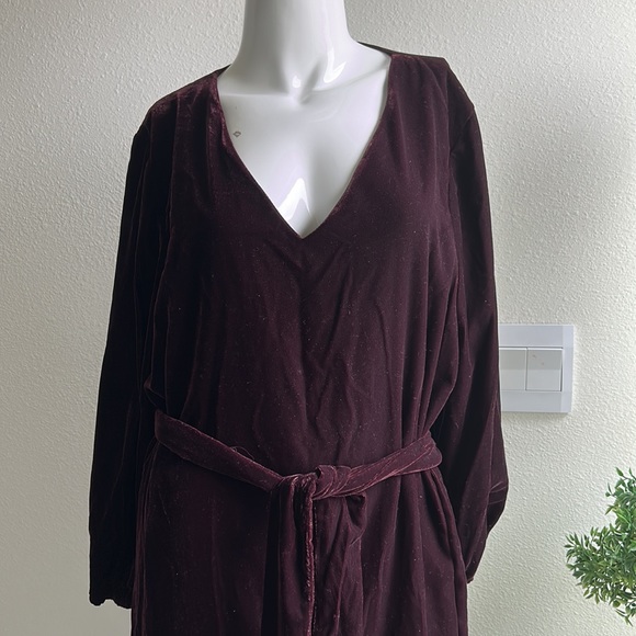 LAUREN RALPH LAUREN VELVET DRESS SIZE 14 MSRP $175.00 NWT - Picture 5 of 11